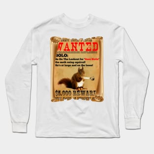 vintage wanted deez nuts poster 2 Long Sleeve T-Shirt